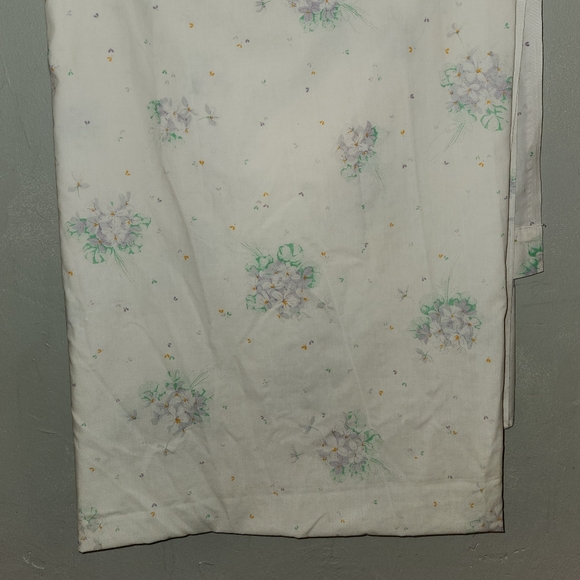 Vintage Floral Flat Sheet by JP Stevens - Picture 1 of 7